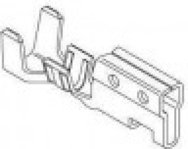 39-00-0022, SPOX Series Female Crimp Terminal, 24AWG Min, 18AWG Max