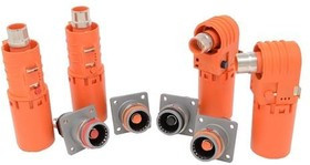 SLPPB50BSR3EH, Heavy Duty Power Connectors 8.0mm RAPlugEMI&amp;HVIL Red 120Keyway