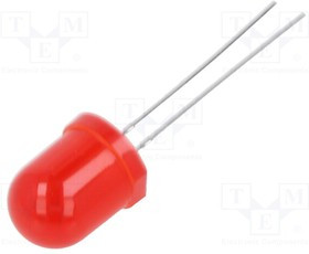 N0R07L23, LED; 10mm; red; 1500?2000mcd; 45°; 1.9?2.3V; -40?85°C; 60mW
