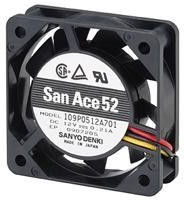 Вентилятор Sanyo Denki 109P0512A702 52x52x15мм 12V 0.21A 2pin
