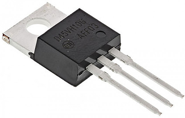 D45VH10G, 80V 83W 20@4A,1V 15A PNP TO220 Bipolar Transistors BJT ROHS