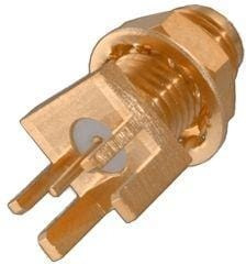142-0701-871, RF Connectors / Coaxial Connectors PC END BLKHD JCK GLD .062" BOARDS