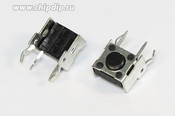 Тактовая кнопка, 7.4x 7.1x 5.3, контакты 2P+2Pкорпус, TS-0