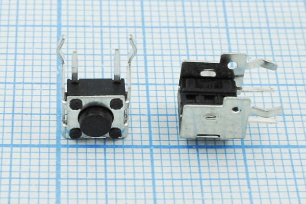 Тактовая кнопка, 7.4x 7.1x 5.3, контакты 2P+2Pкорпус, TS-0