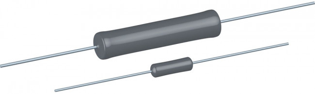 RS005100R0FE12, Резистор в сквозное отверстие, 100 Ом, RS, 5 Вт, ± 1%, Осевые Выводы