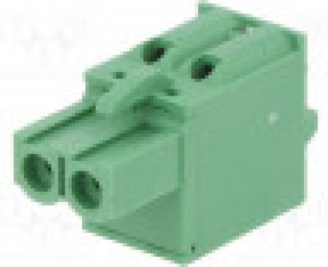 2EDGKDF-5.0-02P-14-00AH, Разъемный клеммник, 5мм, Кол-во полюс: 2, прямой, вилка, "мама"
