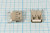 Гнездо USB, Тип A, 4 контакта, вертикальный монтаж на плату; №9456 гн USB \A\4P2C\плат\\USB A-FS