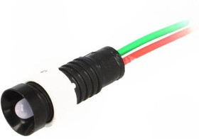 LB-D5-24AC/DC, Индикат.лампа: LED, вогнутый, 24ВDC, 24ВAC, Отв: d11мм, IP40
