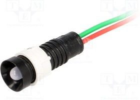 LB-D5-24AC/DC, Индикат.лампа: LED, вогнутый, 24ВDC, 24ВAC, Отв: d11мм, IP40 LB-D5-24AC/DC, Индикат.лампа: LED, вогнутый, 24ВDC, 24ВAC, Отв: d11мм, IP40