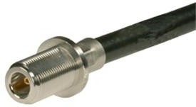 24"N-50-7-31/133"NY, Разъем РЧ / Коаксиальный, N Коаксиальный, Прямое Гнездо с Гайкой, Обжимной, 50 Ом