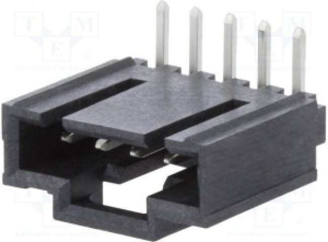 171974-0005, Headers &amp; Wire Housings SL Hdr Sngl Row RA Shroud TH 5CKT