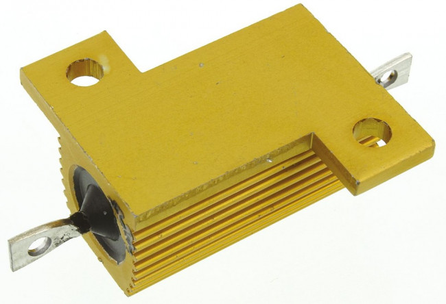 HS25-1KJ, Резистор: проволочный, с радиатором, винтами, 1кОм, 25Вт, ±5%