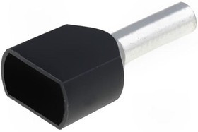 TUL-RI-TW-01508, Втулочный, изолированный,двойной, медь, Изоляция ПВХ, 1,5мм2, 8мм