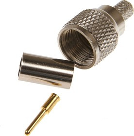 HYR-0701A (GMU-701A) (mini UHF-7601A), Разъем mini UHF, штекер, RG-58, обжим (Crimp)