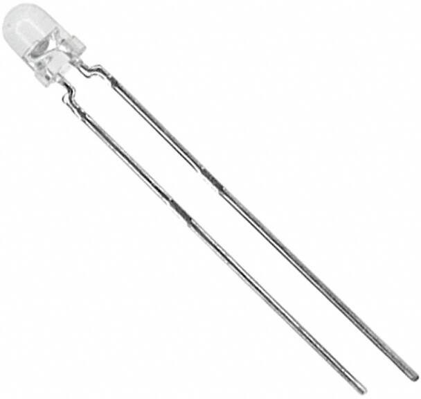 TSHA4400, ИК излучатель, 875 нм, 20 °, T-1 (3mm), 20 мВт/ср, 600 нс, 600 нс