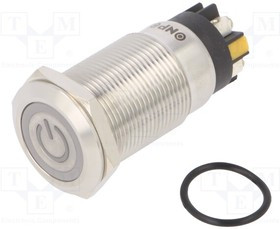 LAS1GQF11ZETLY12VS, Переключатель: антивандальный, Пол: 2, SPDT, 3A/220ВAC, 5A/24ВDC