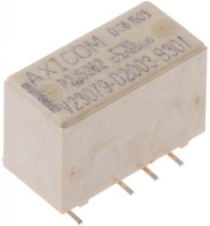V23079D2003B301, Сигнальное реле, DPDT, 12 В DC, 2 А, Серия P2/V23079, SMD (Поверхностный Монтаж), Без Защелки V23079D2003B301, Сигнальное реле, DPDT, 12 В DC, 2 А, Серия P2/V23079, SMD (Поверхностный Монтаж), Без Защелки