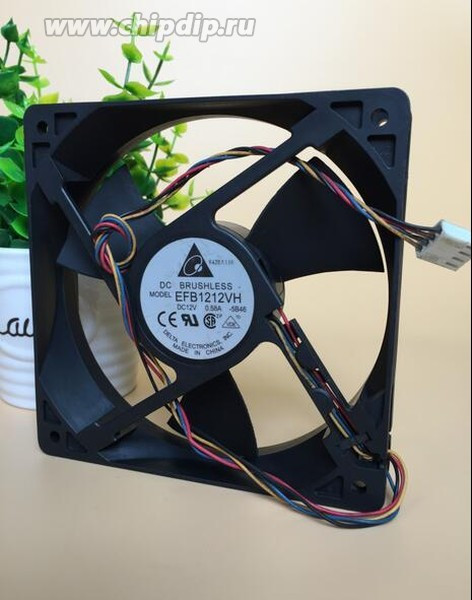 Вентилятор Delta Electronics EFB1212VH 0.58A 12v 120x120x25мм