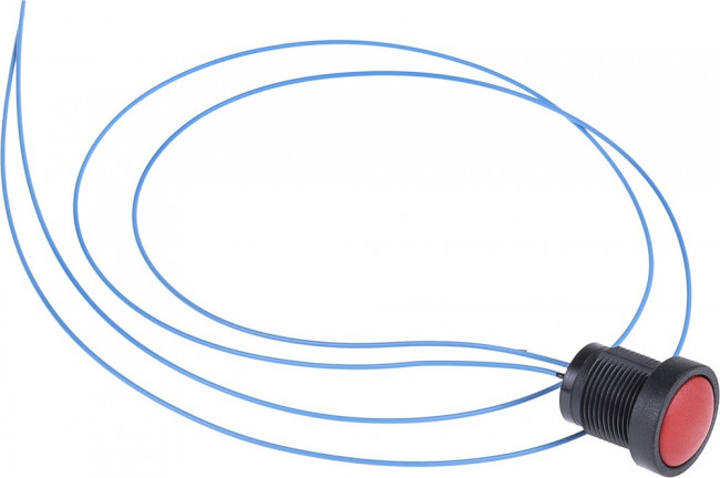 4959112, Pushbutton Switches SEALED PB SW WIRE LEAD ROUND BEZEL RED