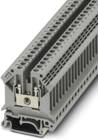 3004016, UK 5 Series Grey Feed Through Terminal Block, Single-Level, Screw Termination 3004016, UK 5 Series Grey Feed Through Terminal Block, Single-Level, Screw Termination
