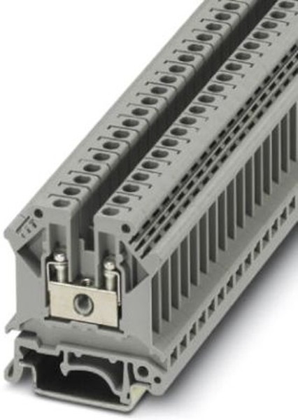 3004016, UK 5 Series Grey Feed Through Terminal Block, Single-Level, Screw Termination 3004016, UK 5 Series Grey Feed Through Terminal Block, Single-Level, Screw Termination