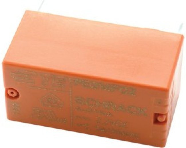 1-1393219-5, Реле питания, SPDT, 24 В DC, 5 А, PE, Сквозное Отверстие, Без Защелки