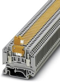 3101016, MTK Series Grey Disconnect Terminal Block, Single-Level, Screw Termination
