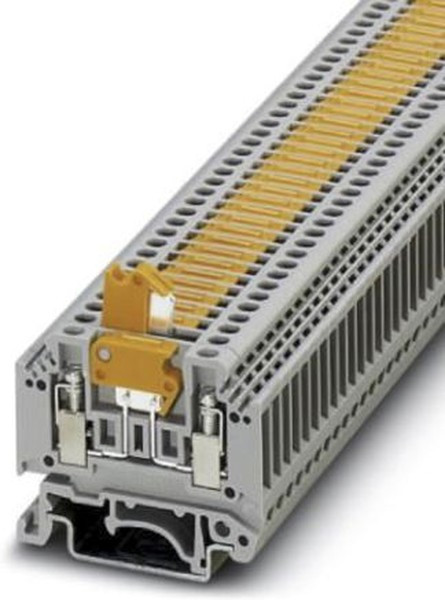 3101016, MTK Series Grey Disconnect Terminal Block, Single-Level, Screw Termination