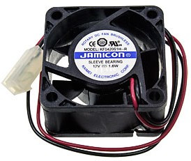 KF0420S1H-R, вентилятор 12В 40х40х20мм подшипник скольжения