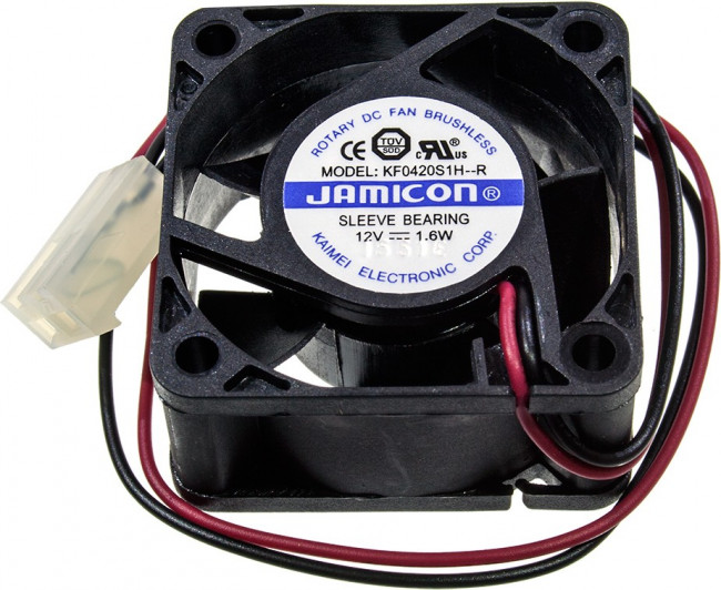 KF0420S1H-R, вентилятор 12В 40х40х20мм подшипник скольжения