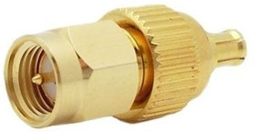 242128, RF Adapters - Between Series MCX PLUG TO SMA PLUG ADAPTER