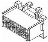 12110244, Automotive Connectors 24P FEMALE PINK MP 100 SERIES 5AMPS
