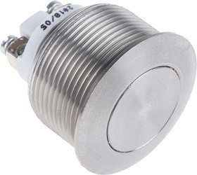 AV031003C940K, Push Button Switch, Momentary, Panel Mount, 22.2mm Cutout, SPST, 48V dc, IP65