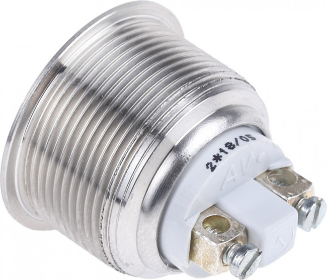 AV031003C940K, Push Button Switch, Momentary, Panel Mount, 22.2mm Cutout, SPST, 48V dc, IP65