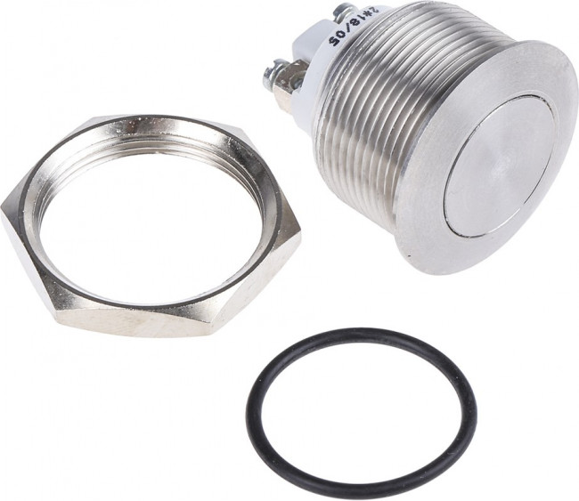 AV031003C940K, Push Button Switch, Momentary, Panel Mount, 22.2mm Cutout, SPST, 48V dc, IP65