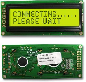 NHD-0216EZ-FL-GBW, LCD Character Display Modules &amp; Accessories STN- GRAY Transfl 85.0 x 36.0