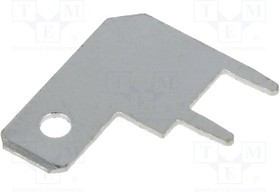 KEYS4905, Наконечник: плоский, 5,2мм, 0,5мм, "папа", THT, латунь, луженые