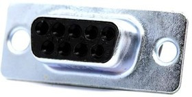 DEUH-9S-FO, D-Sub Standard Connectors 9C SCKT NO CONTACTS D U SERIES