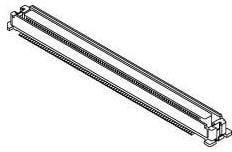 52885-0574, Board to Board &amp; Mezzanine Connectors .635 RECEPTACLE SURFACE MNT 50 CKT