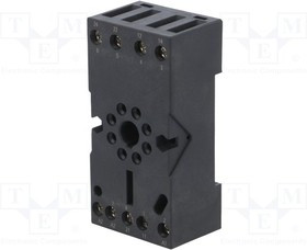 10FF-2Z-C4, Панелька, PIN: 8, 10А, 250ВAC, Монтаж: DIN,на панель, Серия: HF10FH