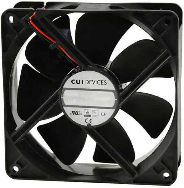 CFM-A225V-131-445, DC Fans 12Vdc 4.2W 108.2CFM DC Axial 120x25mm CFM-A225V-131-445, DC Fans 12Vdc 4.2W 108.2CFM DC Axial 120x25mm