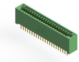 345-044-520-201, Standard Card Edge Connectors 44P .100" x .200" GREEN