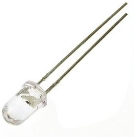 5RYWC 8000MCD 2.3V 15D, Светодиод 5мм/желтый/590нм/ 8000мкд/прозрачный/15°