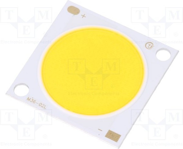 CL36241818P430E37, Power LED; COB; white warm; 1620mA; P: 82.9W; 12684lm; 28x28x1.5mm