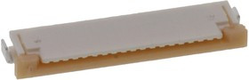 522071860, Разъем для плоского шлейфа 18 контактов шаг 1мм
