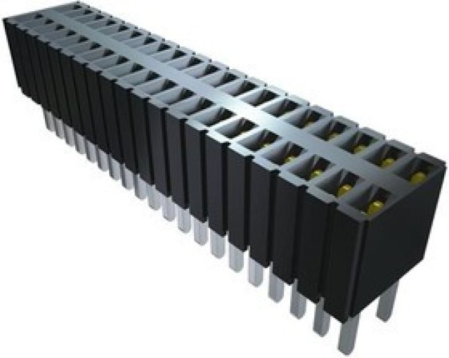 SMS-130-01-L-D, Headers &amp; Wire Housings Through-Hole Micro Socket, 0.050" x 0.100" Pitch