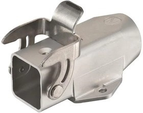 19440031250, Heavy Duty Power Connectors HAN 3A SURFC MNT HSG R/A M20, STEEL