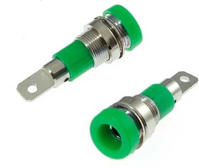 Z009 4mm panel jack GREEN
