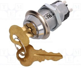 KS-50, Переключатель: замок для РЭА, Фикс.пол: 1, Алгоритм раб: OFF-(ON)