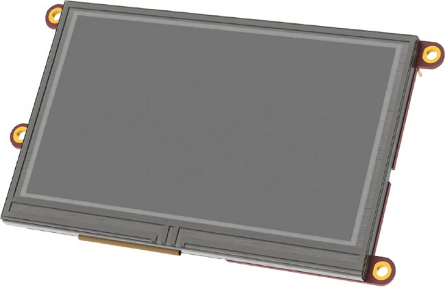 uLCD-43DT, Display Modules 4.3" Intell LCD Mod w/ Resistive Tch